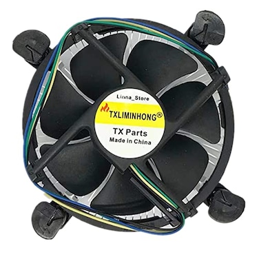 TXLIMINHONG heatsink and CPU Fan for Intel i3i5i7 lga 115x 1150 1151 1155 1156 Series E97379003 D34223001 D75716 D95263 E18764 E33681001 E97375 E97378001 CNDP751K50 DTCDAB16 4PIN 35Inch Fan