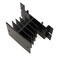 E-outstanding Eoutstanding Heat Sink Black Aluminum Alloy Heat Sink SSR Dissipation One Single Phase Solid State Relay Radiator 10DA40DA