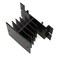 E-outstanding Eoutstanding Heat Sink Black Aluminum Alloy Heat Sink SSR Dissipation One Single Phase Solid State Relay Radiator 10DA40DA
