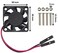 Easycargo Raspberry Pi Fan Heatsink Kit for Cooling Cooler Raspberry Pi 3 Pi 2 Pi Model B Green 4 Pack