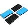 JJHXSM 4Pcs Large Heat Sink Aluminum Black Heatsinks Fins for Cooler PCB Board LED Motherboard 80 x 40 x 11mm315 x 158 x 043 inches