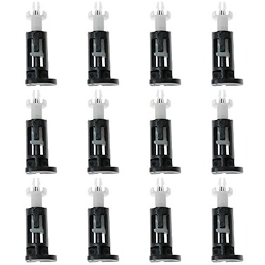 SQXBK Heatsink CPU Pin 12PCS Mounting Plastic Pins Push Screw for Intel LGA Socket 775 CPU Cooler Heat Sink Fans