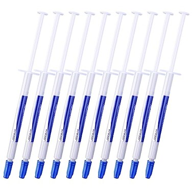 MoneyQiu HY51010PCS1PCS1g CPU Thermal heatsink Paste Silicone Grease Compound Carbon Based High Performance NonConductive for pc CPU gpu PS4 10 Gram
