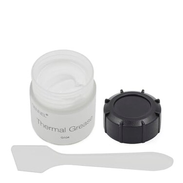 GENNEL G104 20Grams White Thermal Conductive Compound Grease Heatsink Paste Thermal Paste for CPU GPU Cooler IC LED Chipset Cooling