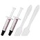 GENNEL 2Pack GT1 Silver CPU Thermal Paste 1g2 High Performance Thermal Compound Paste Heat Sink Compound UltraLow Thermal Impedance Thermal Grease for CPUPS4PS5PCGPU Coolers