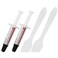 GENNEL 2Pack GT1 Silver CPU Thermal Paste 1g2 High Performance Thermal Compound Paste Heat Sink Compound UltraLow Thermal Impedance Thermal Grease for CPUPS4PS5PCGPU Coolers