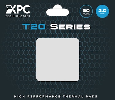 XPC Technologies XPC High Performance 20WmK Thermal Pad T20 Series 100 x 100mm White 05mm to 35mm Thickness NonConductive for GPU Electronics Computer Parts 300mm