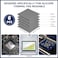 Frienda 6 Pcs Thermal Pad 100 x 100 mm 05 mm 1 mm 15 mm 2 mm 25 mm 3 mm Heat Resistant Conductive Silicone Thermal Pads Conductivity 60 WM for Laptop Heatsink CPU GPU LED CoolerGray