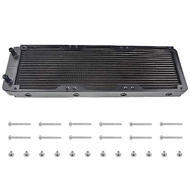 BXQINLENX 18 Pipe Aluminum Heat Exchanger Radiator for PC CPU CO2 Laser Water Cool System Computer 360mmA