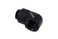 Alphacool Eiszapfen G14 Male to Female Extender 90 Degree Rotary Deep Black