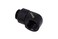 Alphacool Eiszapfen G14 Male to Female Extender 90 Degree Rotary Deep Black