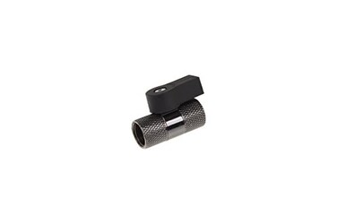 Alphacool G14 2Way Ball Valve Black Nickel
