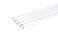 Alphacool Plexi Acrylic HardTube 13mm ID 16mm OD 60cm Clear 4Pack