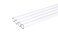 Alphacool Plexi Acrylic HardTube 13mm ID 16mm OD 60cm Clear 4Pack