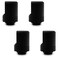 EK WB Torque 90 Degree Angled Rotary Fitting Black 4Pack