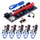 BTBcoin PCIE Riser 009S GPU Riser Adapter Card PCIE X1 to X16 Extender PCIExpress Riser Cable for Bitcoin Litecoin ETH Coin Mining 6 Pack