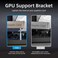 Ausvrkkit GPU Support Bracket 275452Inch GPU Sag Bracket with NonSlip Sheet GPU Holder for Prevent Graphics Card Sag Silver