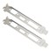 The Lord of the Tools 2 Pieces Full Height Profile Brackets for HDMI DVI VGA Video Graphics Card Computer Case Replacement Components 12x18cm
