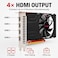Xynsviu Radeon RX560 4G Graphics Card with 4 HDMI 4 Monitor Graphics CardComputer PC GPU GDDR5 128 Bit DirectX 12 PCI Express X16 30 4 Port Video Cards AMD RX560 4G 4HDMI