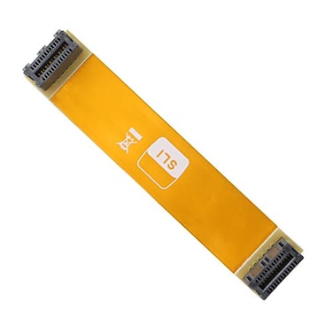 GELRHONR SLI Bridge 2 Way10cm 26pin Flexible Graphic Card PCIe Connection Cable for Dual Nvidia GPUs Graphic Card Crossfire Interconnect N Card