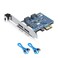 10Gtek PCIe SATA Expansion Card 2 Port SATA30 6GbpseSATA30 Controller Card with ASMedia ASM1061 Supports Windows 1011 Linux VMware Fits PCIe x1x4x8x16 Slots Includes FullHeight Bracket