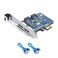 10Gtek PCIe SATA Expansion Card 2 Port SATA30 6GbpseSATA30 Controller Card with ASMedia ASM1061 Supports Windows 1011 Linux VMware Fits PCIe x1x4x8x16 Slots Includes FullHeight Bracket
