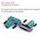 ANMBEST 2PCS DB25 Solderless Connector RS232 DSUB Serial to 25pin Port Terminal Adapter Breakout Board with Case Long Bolts NutsMale Female