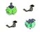 ElecGear Hall Joystick Kit Replacement for DualSense PS5 Controller 2X Hall Effect Control Stick 2X Calibration PCB Desoldering Repair Tools for Analog Stick Thumbsticks HLPS5