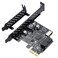 BEYIMEI PCIE 1X to USB 32 GEN1 5Gbps 20pin Front Panel Header to Typec Front Panel Header USB 30 19Pin Socket Expansion CardTypeE Internal 20pin Front Panel Connector Riser Card