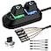 OwlTree PC Power Button Desktop Switch Splitter ON Off Reset SW HDD LED PC External Power Supply Button for Computer Motherboard