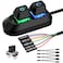 OwlTree PC Power Button Desktop Switch Splitter ON Off Reset SW HDD LED PC External Power Supply Button for Computer Motherboard
