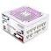 POINWER 850W PSU Fully Modular 850 Watt Power Supply 80 Plus Gold Silent RGB Fan 105C Capacitors High Efficiency for Gaming Workstations White