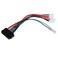 TGOOD 20P ATX to 2 Port 6Pin AT PSU Converter Power Cable for Computer 286 386 486