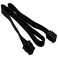 COMeap CPU Cable for EVGA PSUs CPU 8 Pin Male to CPU 8 Pin 44 Detachable Male EPS12V Motherboard Power Adapter 25inch63cm