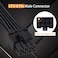 COMeap PCIe Cable for Corsair ATX CPU 8 Pin Male to Dual PCIe 8 Pin 62 Male Power Cable for Corsair Thermaltake ARESGAME Power Supply 25inch63cm