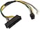 Longdex 30cm118 Inch 24Pin to 6Pin 18AWG ATX PSU Power Supply Adapter Cable for HP Z230 Z220 SFF Motherboards