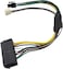Longdex 30cm118 Inch 24Pin to 6Pin 18AWG ATX PSU Power Supply Adapter Cable for HP Z230 Z220 SFF Motherboards