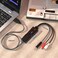 DriverGenius AudioXfer Series USB Audio Capture Card Device Convert Analog Cassette Audio to Digital MP3 with 35mmRCA Inputs Compatible with PC Mac Linux AV202B 1Pack
