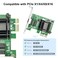 H!Fiber.com HFiber Gigabit PCIe NIC with Intel 82574L Chip 1Gb Network Card Compare to Intel EXPI9301CT EXPI9301CTBLK NIC Single RJ45 Port PCI Express X1 Ethernet Card for WindowsWindows ServerLinux