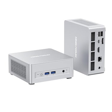 MINISFORUM DeskMini UM870 Slim Mini PC AMD Ryzen 7 8745H Barebone Version Small PC HDMIDPUSB4 Outputs 25G LAN WiFi 6E BT5 4xUSB Port AMD Radeon 780M Graphics Small Form Factor