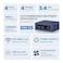 Beelink MINI S12 Mini PC with N95 Processor W11 Home preinstalled 12G LPDDR5480G SSD Mini Computer 25G LAN WiFi5 BT42 Dual Display via 2HDMI for HomeDaily Work4K Video Playback