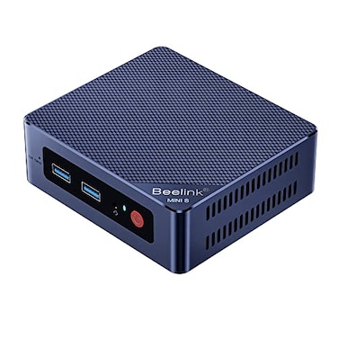 Beelink MINI S12 Mini PC with N95 Processor W11 Home preinstalled 12G LPDDR5480G SSD Mini Computer 25G LAN WiFi5 BT42 Dual Display via 2HDMI for HomeDaily Work4K Video Playback