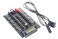 NOYITO 10Channel PC Fan HUB PWM SATA Port Suitable for Motherboard 3Pin 4Pin Fan
