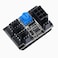 MEIRIYFA 4 Pin Fan Adapter PWM PC Chassis Cooling Fan Hub 8 Way Splitter DC12V Speed Controller with 6 Pin Power PortChassis Fan Pressure Regulating Governor
