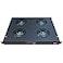 Tupavco Rack Mount Fan 4 Fans 1U 19 Rackmount with Adjustable Temperature Control and Digital Display TP1701