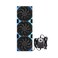 PANO-MOUNTS 120mmx3 360mm Adjustable Computer PC Vent Fans 312V Speed Controller for Chicken Coop Rack Space Window Wall Cabinet Server Mining Rig Exhaust Cooling