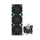 PANO-MOUNTS 120mmx3 360mm Adjustable Computer PC Vent Fans 312V Speed Controller for Chicken Coop Rack Space Window Wall Cabinet Server Mining Rig Exhaust Cooling