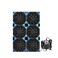 PANO-MOUNTS Upgraded 120mmx6 720mm Adjustable PC VentilationExhaust Fan with Speed Controller for Flexible Arrange Greenhouse Server Rack GPU Mining Rig Crawl Space Electronics Cabinet Attic Shed Cool