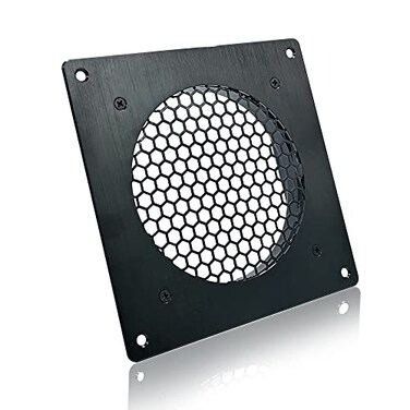 SCCCF 120MM Ventilation mesh for Cabinet AV Electronic Cabinet PC Computers Also Includes a kit to Install an 120mm Fan