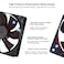 PANO-MOUNTS 120mm Computer PC CPU Fan 4Pin PWM High Performance 12V DC 120mm PC Computer Case Fan 8002200RPM 4075CFM